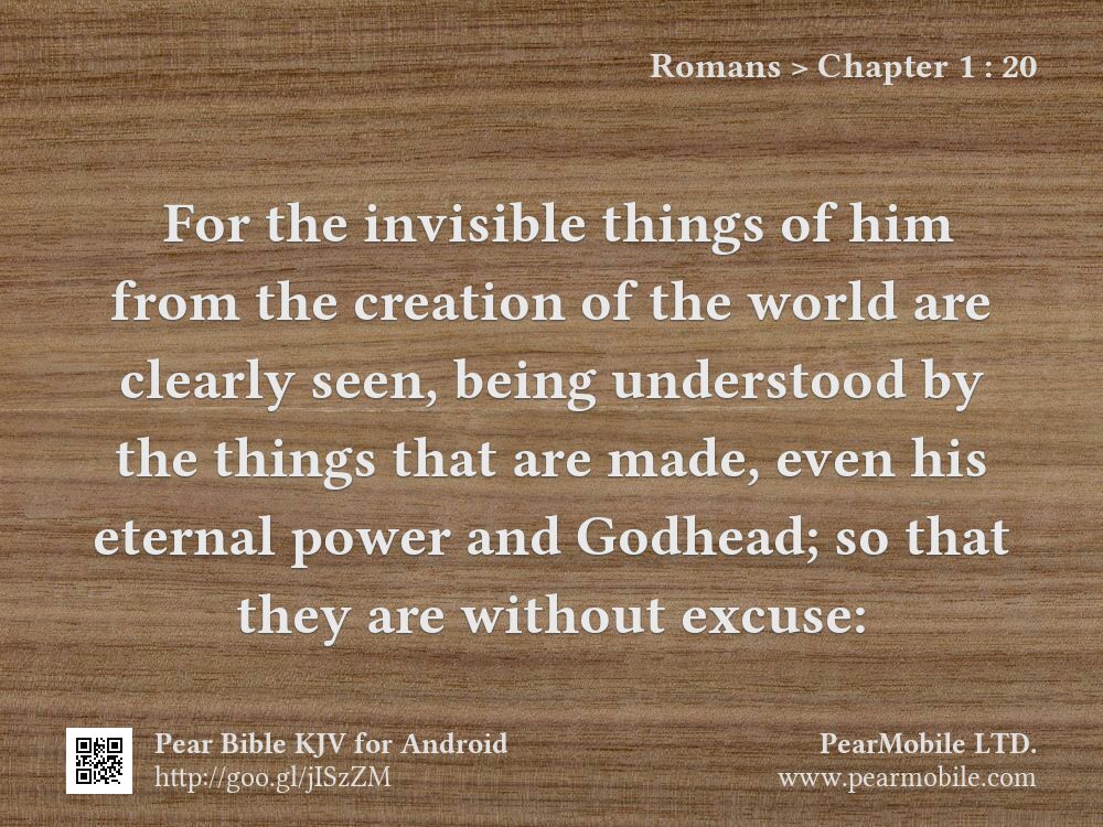 Romans, Chapter 1:20